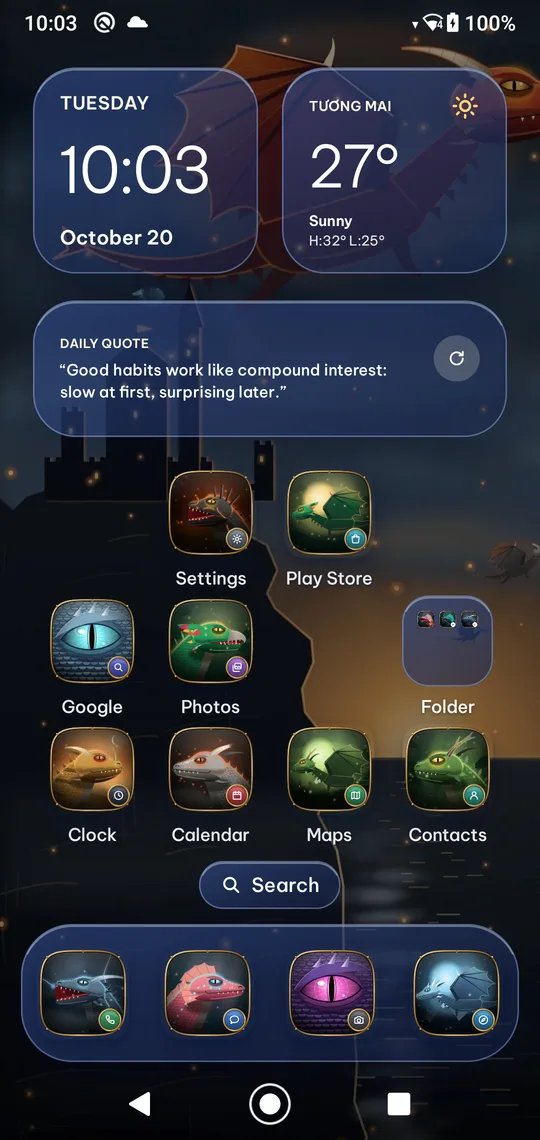 Theme Vương Quốc Rồng